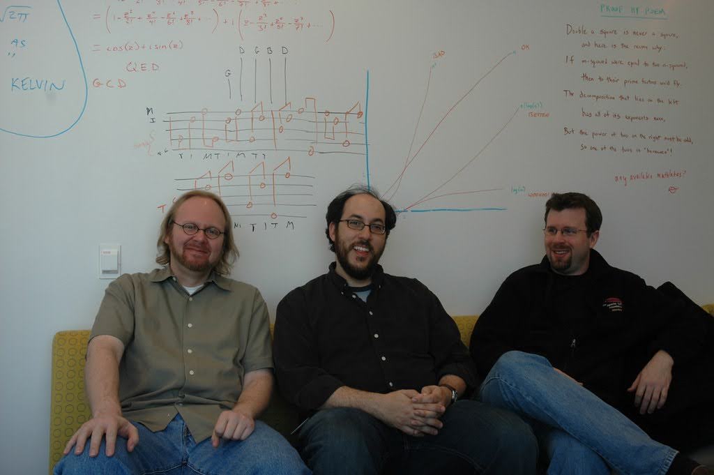 the first three software engineers at Google Chicago,
2006
